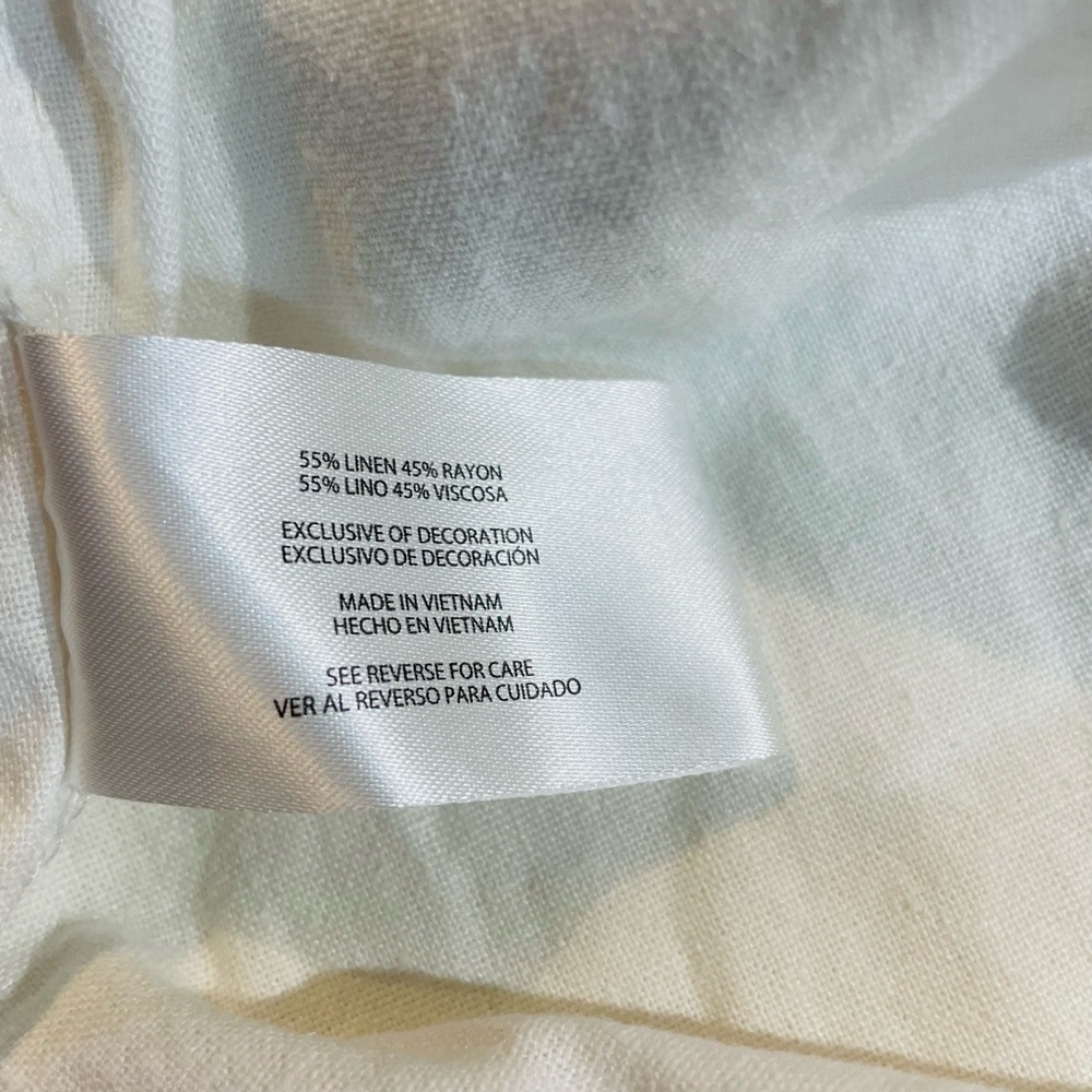 NWT GAP Women's XL White Linen Pull-On Shorts - Picture 9 of 9